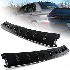 Mitsubishi Lancer (2004 - 2008) Votex Cam Üstü PİANO BLACK (Plastik)